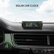 Load image into Gallery viewer, Solar Car Digital Clock With LCD Time Date In-