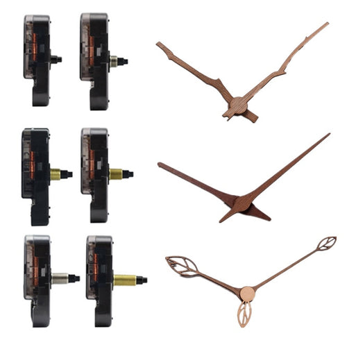 DIY Creative wall clock Wooden hands with SUN silent Clock movement