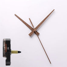 Load image into Gallery viewer, DIY Creative wall clock Wooden hands with SUN silent Clock movement