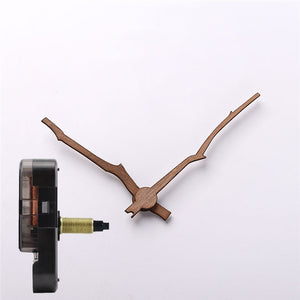 DIY Creative wall clock Wooden hands with SUN silent Clock movement