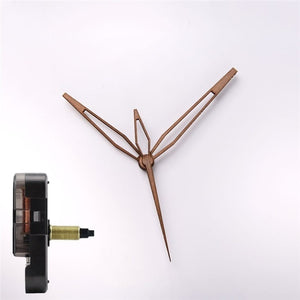 DIY Creative wall clock Wooden hands with SUN silent Clock movement