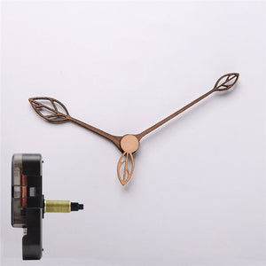 DIY Creative wall clock Wooden hands with SUN silent Clock movement