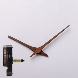DIY Creative wall clock Wooden hands with SUN silent Clock movement