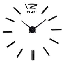 Load image into Gallery viewer, decorative  wall clocks home decor diy clocks living room reloj mural sticker