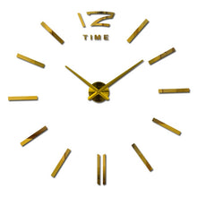 Load image into Gallery viewer, decorative  wall clocks home decor diy clocks living room reloj mural sticker