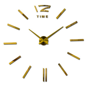 decorative  wall clocks home decor diy clocks living room reloj mural sticker