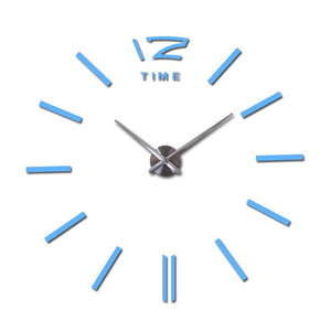 decorative  wall clocks home decor diy clocks living room reloj mural sticker