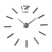Load image into Gallery viewer, decorative  wall clocks home decor diy clocks living room reloj mural sticker