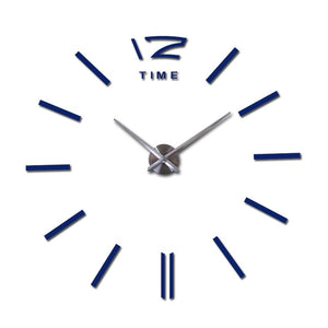 decorative  wall clocks home decor diy clocks living room reloj mural sticker