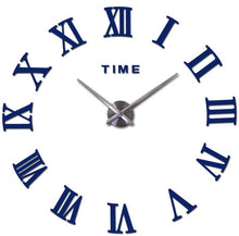 Load image into Gallery viewer, 3d big acrylic mirror wall clock diy quartz watch still life clocks