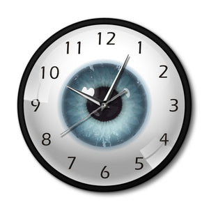 Eye Eyeball Pupil Core Sight View Ophthalmology Silent Wall Clock