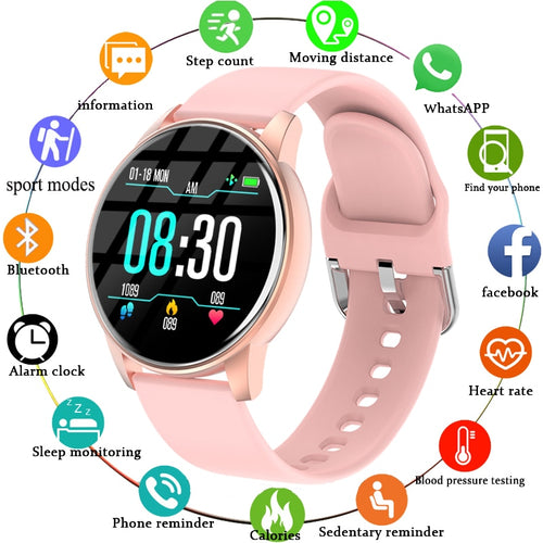 Women Smart Watch Real-time Weather Forecast Activity Tracker Heart Rate Monitor