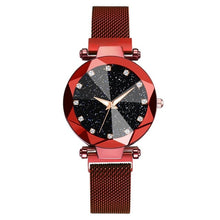 Load image into Gallery viewer, Ladies Magnetic Starry Sky Clock Luxury Women Watches Quartz Wristwatches Relogio Feminino Zegarek Damski