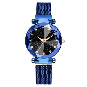 Ladies Magnetic Starry Sky Clock Luxury Women Watches Quartz Wristwatches Relogio Feminino Zegarek Damski