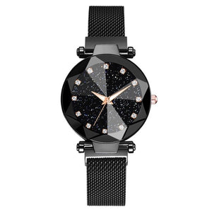 Ladies Magnetic Starry Sky Clock Luxury Women Watches Quartz Wristwatches Relogio Feminino Zegarek Damski