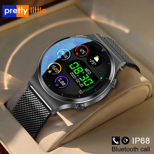 Bluetooth Call Smart Watch Men S-600 IP68 Waterproof Full Touch Screen