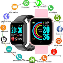 Load image into Gallery viewer, Men Women Smartwatch Heart Rate Blood Pressure Monitor Fitness Tracker Watch Smart Bracelet for Android and IOS