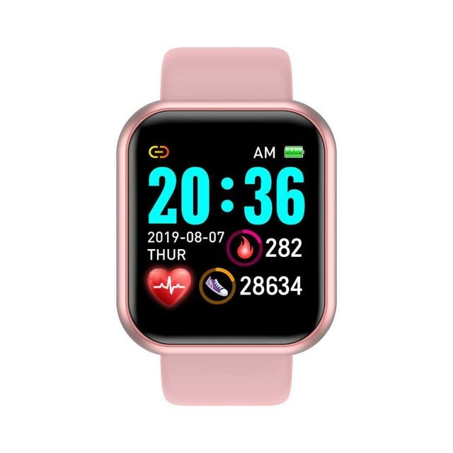 Men Women Smartwatch Heart Rate Blood Pressure Monitor Fitness Tracker Watch Smart Bracelet for Android and IOS