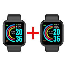 Load image into Gallery viewer, Men Women Smartwatch Heart Rate Blood Pressure Monitor Fitness Tracker Watch Smart Bracelet for Android and IOS