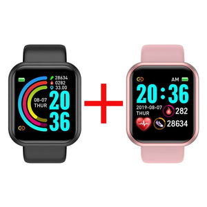 Men Women Smartwatch Heart Rate Blood Pressure Monitor Fitness Tracker Watch Smart Bracelet for Android and IOS
