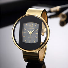 Load image into Gallery viewer, Luxury Brand Bracelet Watch Gold Silver Dial Lady Dress Quartz Clock Hot bayan kol saati