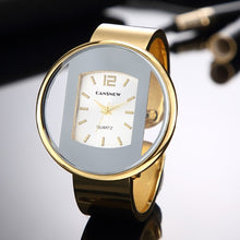 Load image into Gallery viewer, Luxury Brand Bracelet Watch Gold Silver Dial Lady Dress Quartz Clock Hot bayan kol saati