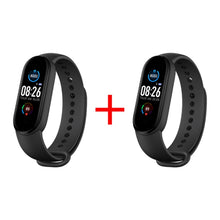 Load image into Gallery viewer, M5 Men Women Smart Watch Sport Smartwatch Heart Rate Blood Pressure Monitor Fitness Bracelet for Android/IOS