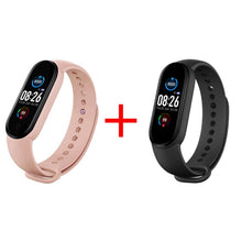 Load image into Gallery viewer, M5 Men Women Smart Watch Sport Smartwatch Heart Rate Blood Pressure Monitor Fitness Bracelet for Android/IOS