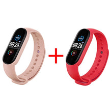 Load image into Gallery viewer, M5 Men Women Smart Watch Sport Smartwatch Heart Rate Blood Pressure Monitor Fitness Bracelet for Android/IOS