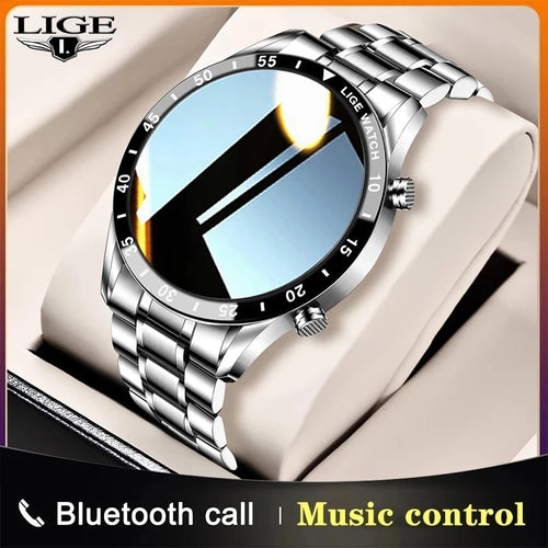 Men Smart Watch Bluetooth Call Blood Pressure Heart Rate Monitoring Multifunctional