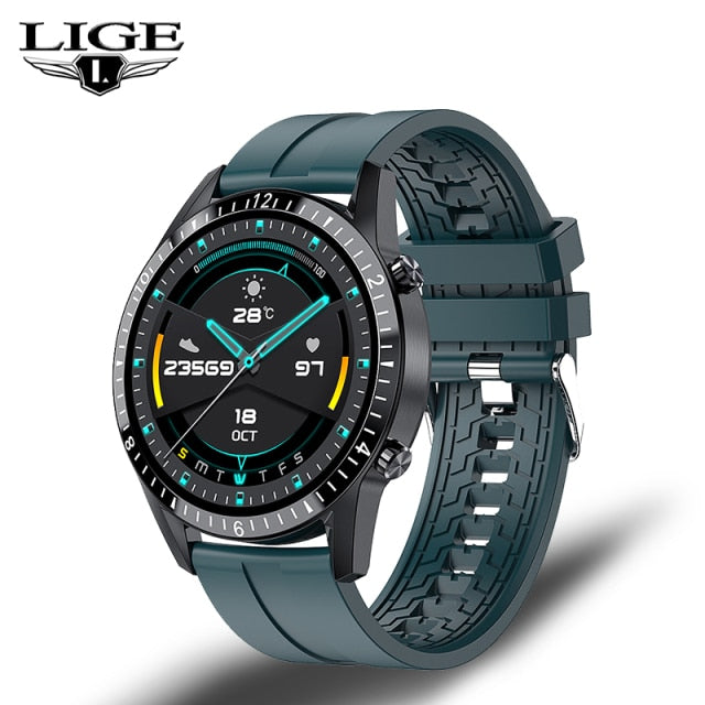 Men Smart Watch Bluetooth Call Watch IP67 Waterproof Sports Fitness Watch