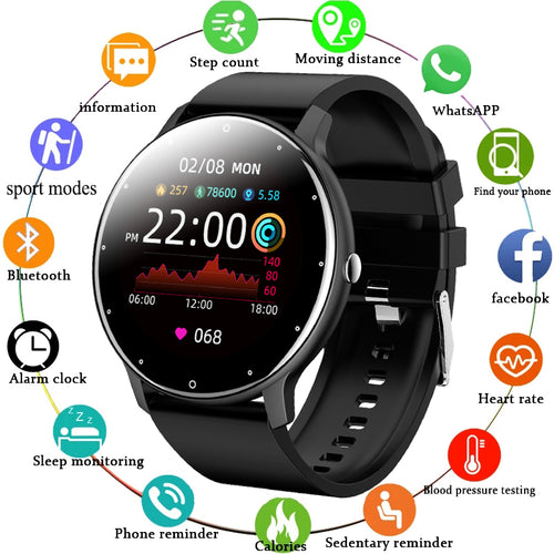 Smart Watch Men Women Sports watch Blood pressure Sleep Monitoring Fitness tracker