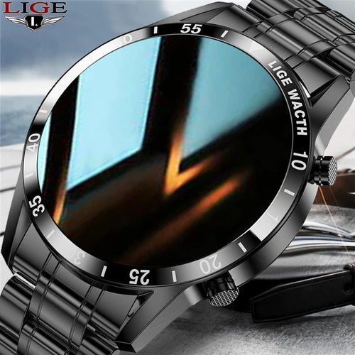 Men Smart Watch Bluetooth Call Watch IP67 Waterproof Sports Fitness Watch