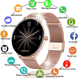 circle touch screen Women smart watch