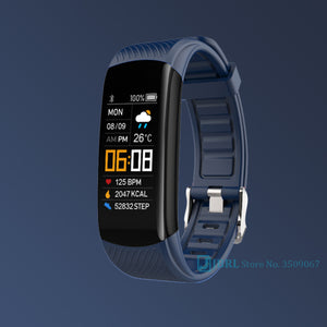 Men Women Sport Smartwatch Fitness Tracker Watch For Android iOS Heart Rate Monitor