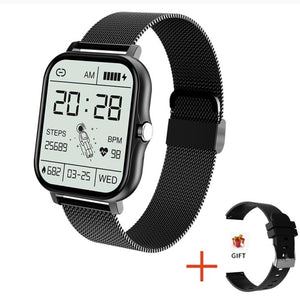 Women Smart watch Men 1.69&quot; Color Screen Full touch Fitness Tracker
