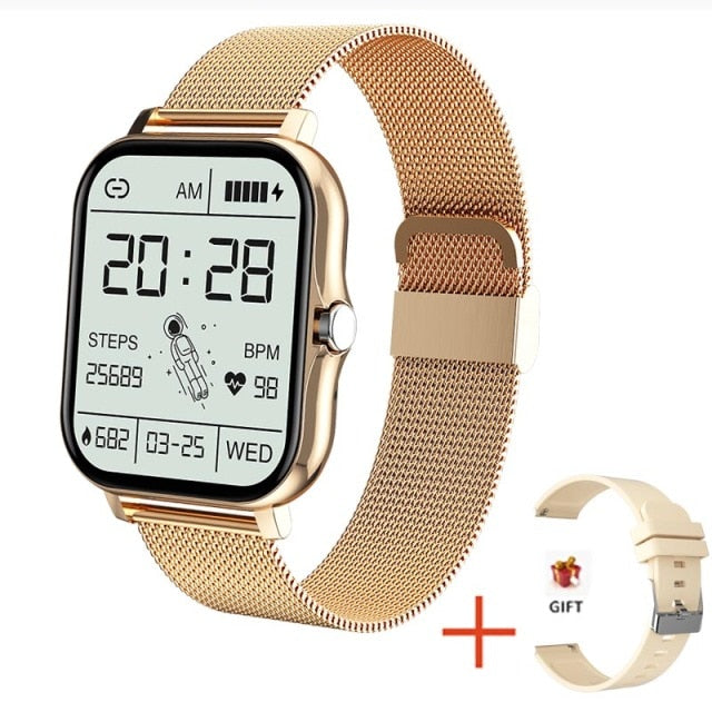 Women Smart watch Men 1.69" Color Screen Full touch Fitness Tracker