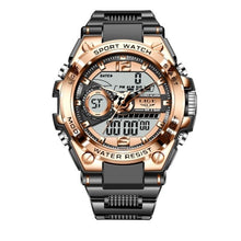 Load image into Gallery viewer, LIGE Digital Men Military Watch 50m Waterproof Wristwatch