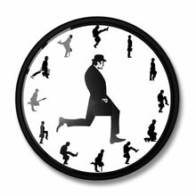 Load image into Gallery viewer, Comedian Funny Walking Novelty Wall Clock Watch Ministry of Comedy TV Series Home Decor Silent Clock For Bedroom