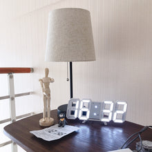 Load image into Gallery viewer, Desktop Clocks 3D Large LED Digital Wall Clock
