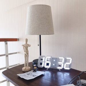 Desktop Clocks 3D Large LED Digital Wall Clock