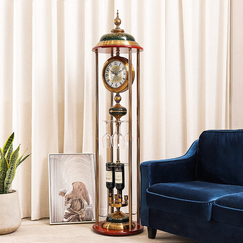 European-Style the Grandfather Clock Three-Dimensional Vertical Clock