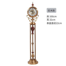 Load image into Gallery viewer, European-Style the Grandfather Clock Three-Dimensional Vertical Clock