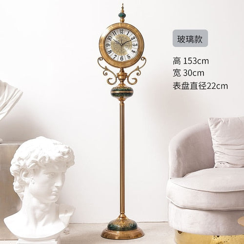 European-Style the Grandfather Clock Three-Dimensional Vertical Clock